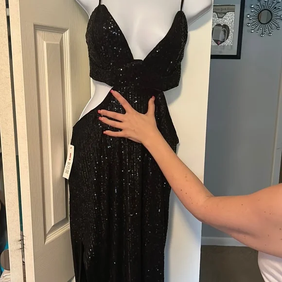 breast cut dress Breast Plate Cut-out Flare Gown Sewing Pattern (XS-4X)